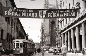 Striscione pubblicitario della Fiera Campionaria.