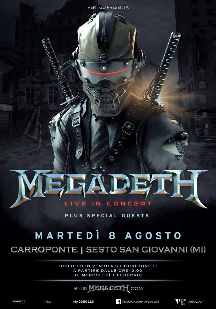 Megadeth Italy 2017