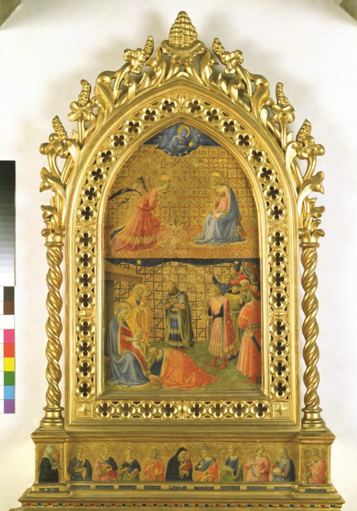 Annunciation and Adoration of the Magi - Angelico, Fra (1387-1455)